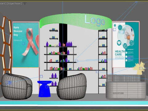 Exhibition Stand Model 3D