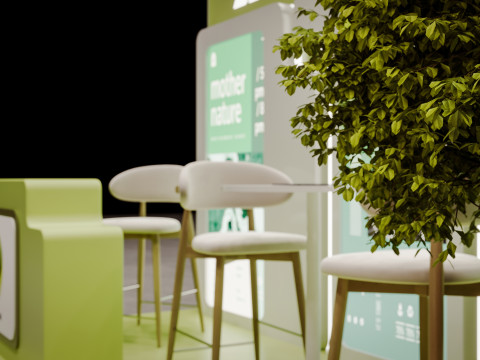 Exhibition stand model 3D Model 3D