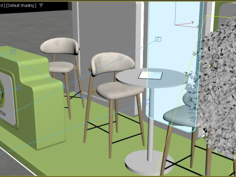 Exhibition stand model 3D Model 3D