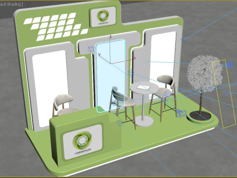 Modello 3D dello stand espositivo Modello 3D