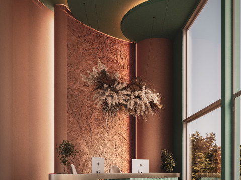 Reception hall 3D 模型