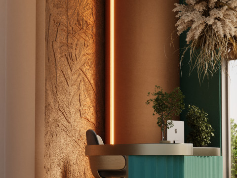 Reception hall Modello 3D