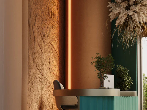 리셉션 홀 3D 모델