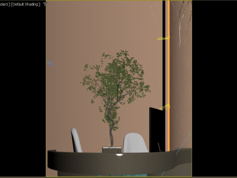 Reception hall Modello 3D
