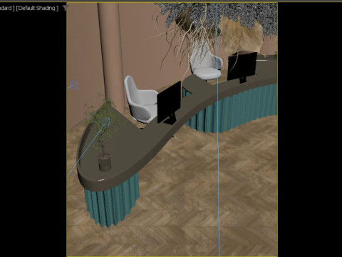 Reception hall Modello 3D