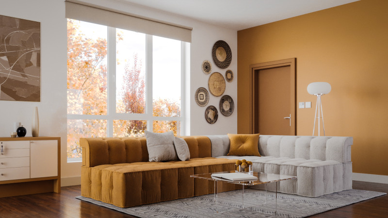 Modern Living Room 3D मॉडल .c4d .max .obj .3ds .fbx .stl .blend 