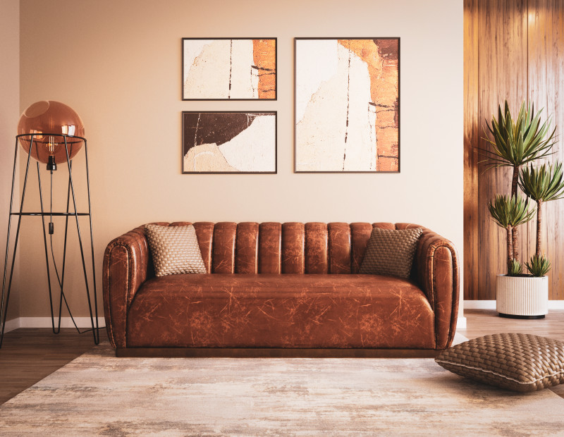 Modern Living Room Modelo 3D .c4d .max .obj .3ds .fbx .stl .blend
