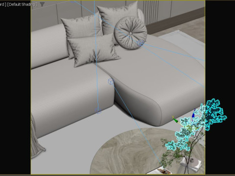 Modern Living Room 3D Модель