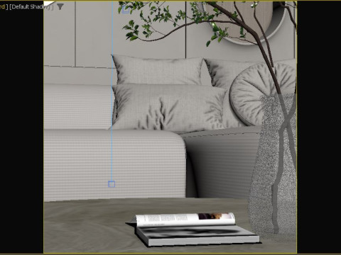 Modern Living Room 3D Модель