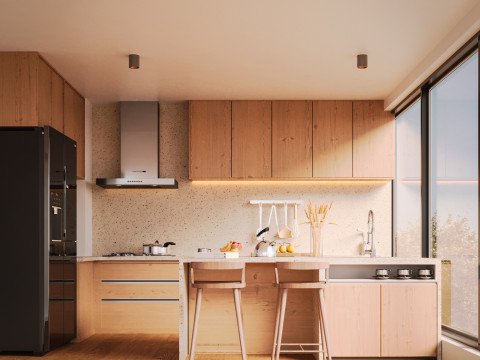 Modern Kitchen Modèle 3D