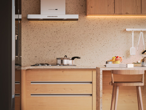 Modern Kitchen Modelo 3D