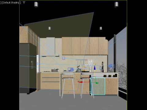 Modern Kitchen Modelo 3D