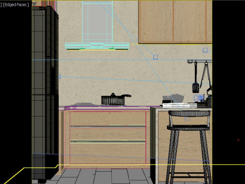 Modern Kitchen Modelo 3D