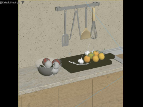 Modern Kitchen Modelo 3D
