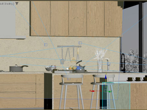 Modern Kitchen Modelo 3D