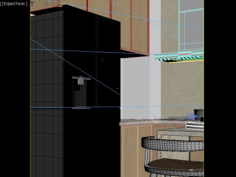 Modern Kitchen Modelo 3D