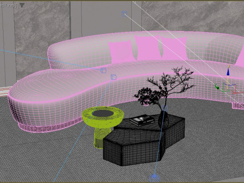 Modern Living Room 3Dモデル