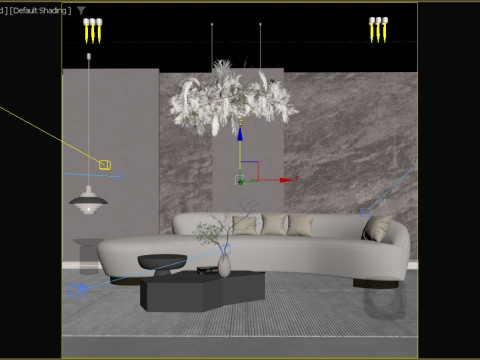 Modern Living Room 3Dモデル