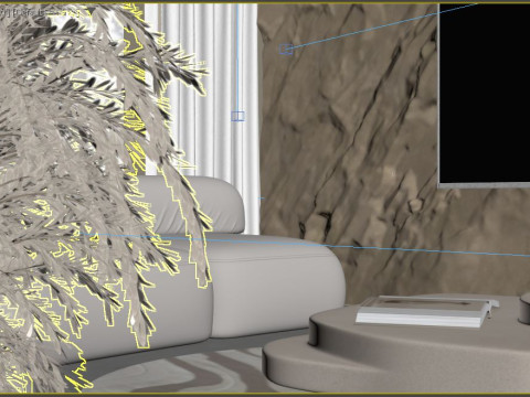 Modern Living Room 3D Model