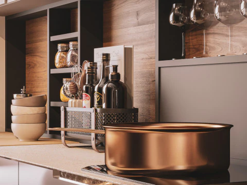 Modern Kitchen 3D Model