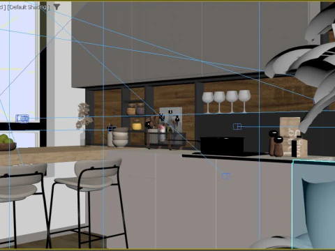 Modern Kitchen 3D Model