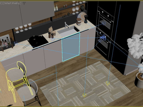 Modern Kitchen 3D 模型