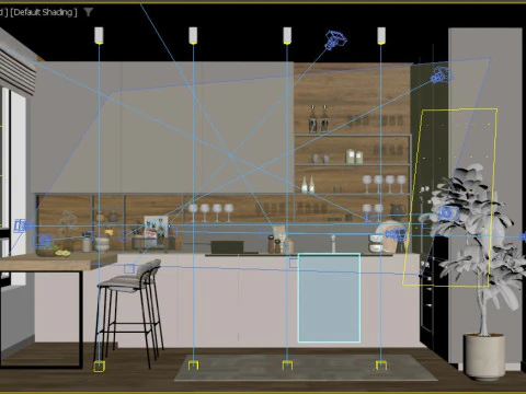 Modern Kitchen 3D Model
