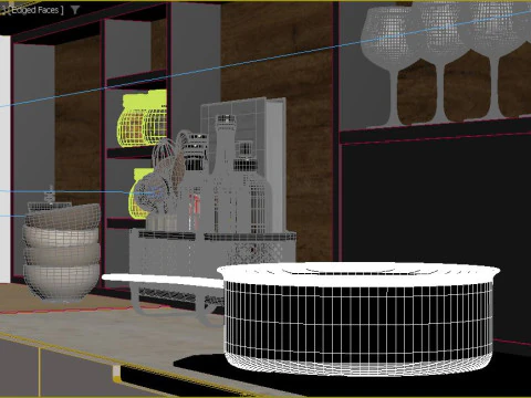 Modern Kitchen 3D Model