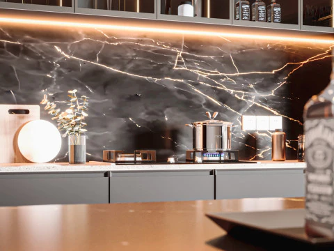 Cucina moderna Modello 3D