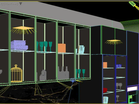 Cucina moderna Modello 3D