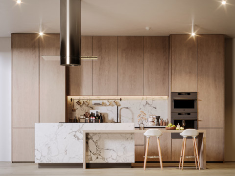 Modern Kitchen Model 3D