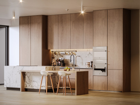 Modern Kitchen 3D 모델