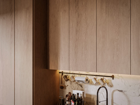 Modern Kitchen 3D 모델