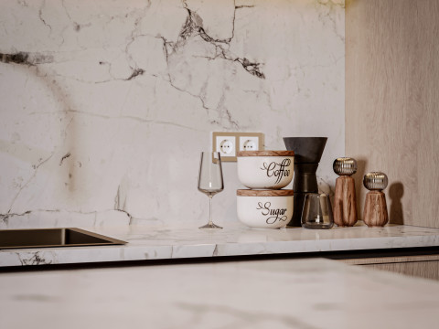 Modern Kitchen 3D 모델