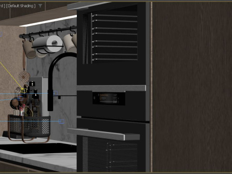 Modern Kitchen 3D 모델