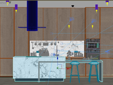 Modern Kitchen 3D 모델