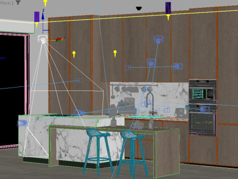 Modern Kitchen 3D 모델