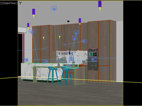 Modern Kitchen 3D 모델