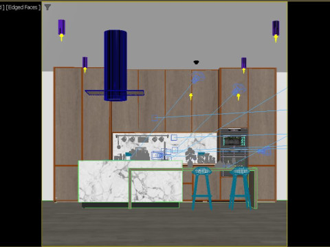 Modern Kitchen 3D 모델