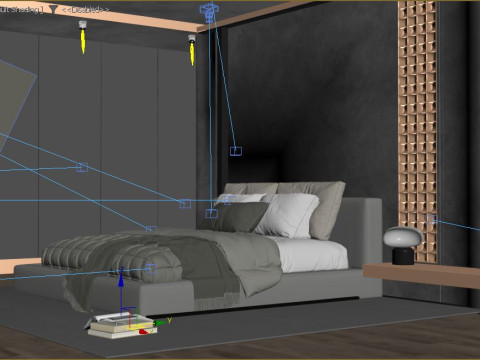 Bed Room Modèle 3D