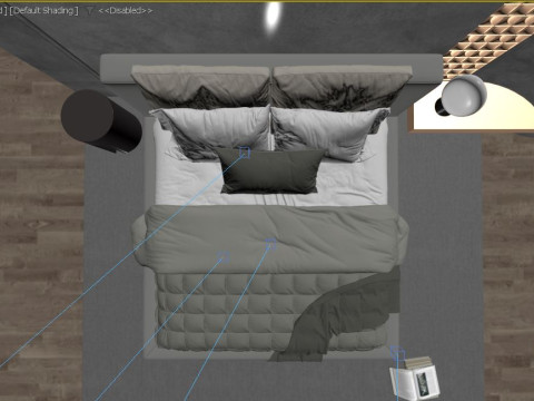 Bed Room Modèle 3D