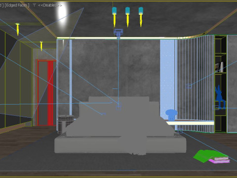 Bed Room Modèle 3D