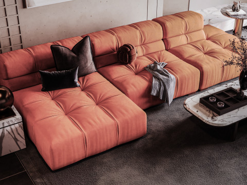 Modern Living Room 3D Модель