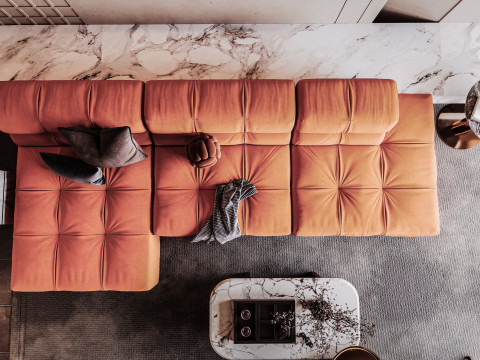 Modern Living Room 3D Модель