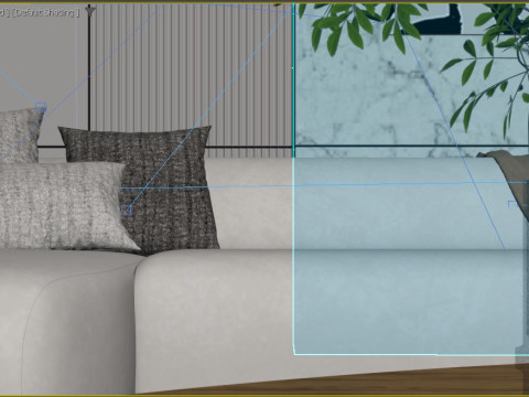 Modern Living Room 3D 模型