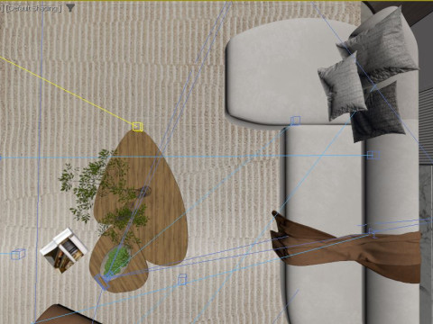 Modern Living Room 3D 模型