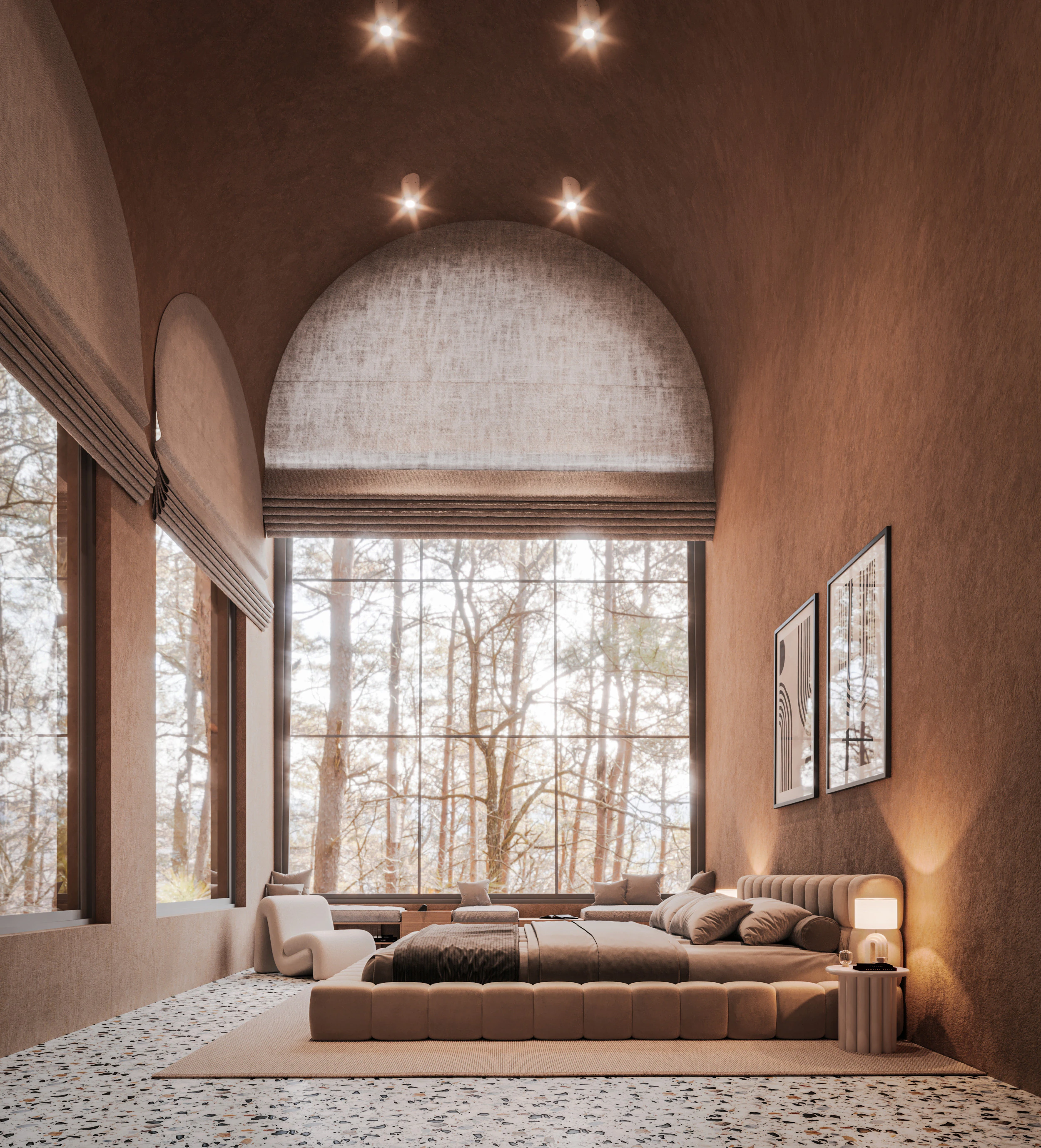 Bed Room 3D Model .c4d .max .obj .3ds .fbx .stl .blend