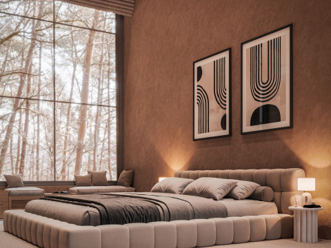 Bed Room 3D Модель