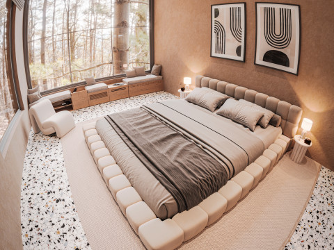 Bed Room 3D Модель