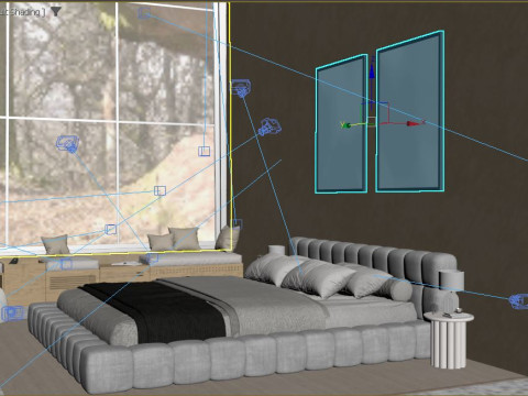 Bed Room 3D Модель